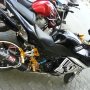 JUAL KAWASAKI NINJA 250R 2010 AKHIR BLACK MODIF GANTENG