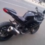 KAWASAKI NINJA 250 FI 2012 AKHIR BLACK STANDAR MULUS