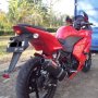 Jual Santai Ninja 250 2011 Merah Modif Ringan