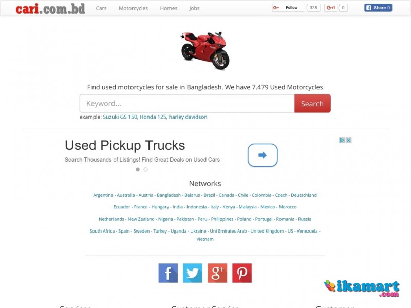 Find used motorcycles for sale in Bangladesh